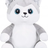 Husky en peluche avec lumières et musique CHIPOLINO