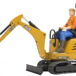 Bruder micro-pelle JCB 8010 CTS avec figurine