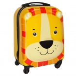 Children's rolling travel suitcase - lion