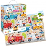 CzuCzu moto puzzel Auto’s – grote legpuzzel voor kinderen