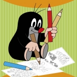 Kleurboek Krtek speelt A4