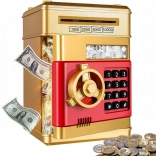 Interaktive Geldschrank-Sparbüchse mit Code-Schloss