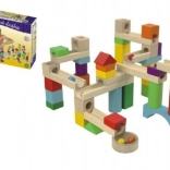 Piste de billes en bois Detoa