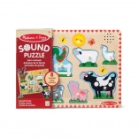 Melissa & Doug puzzle sonores en bois