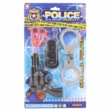 Set de police avec menottes et accessoires pour enfants