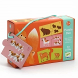 Djeco Duo puzzle Compter avec les animaux