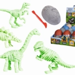 Kit de fouille avec squelette de dinosaure dans un œuf