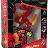 Screechers Wild transforming vehicle Hellfire Tiger with coin