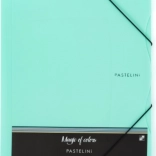 A4 Elastic-Band Folder PASTELINI green PP