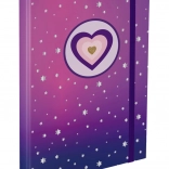 Chemises pour cahiers scolaires A4 Chevaux Cœur