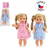 Doll with Braids and Suspenders