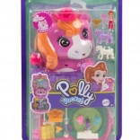 Polly Pocket rodéo des poneys – coffret compact avec micropoupée et accessoires