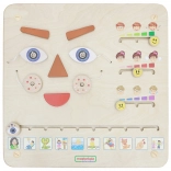 Masterkidz Wall Educational Board How Do You Feel? Montessori Emotion Learning