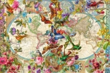 Ravensburger puzzel Wereldkaart – flora en fauna 3000 stukjes