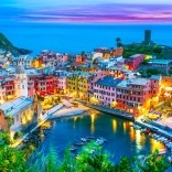Enjoy puzzel Vernazza bij zonsondergang, Cinque Terre, Italië – 1000 stukjes