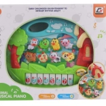 Kinderpiano met dieren op batterijen