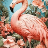 Cherry Pazzi puzzel Flamingo 1000 stukjes