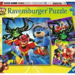 Ravensburger puzzel Power Players 3×49 stukjes