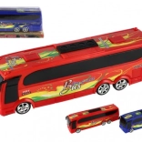 Plastic bus met wrijvingsmotor 25 cm in doos