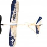 Goki avion à élastique Eagle Jet en balsa