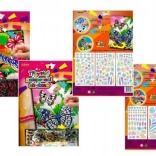 ARTLOVER tableau autocollant pailleté Chevaux 20 × 29 cm