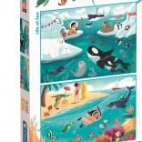 Clementoni Puzzle La vie sous la mer 2x60 pièces