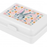 Boîte à goûter Baagl Bunny, blanche avec séparateur