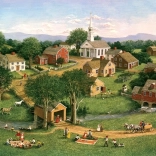 Puzzle Picknick an der Brücke 1000 Teile von Cobble Hill