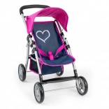 Poppenwagen voor poppen Natalie Prestige Navy