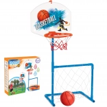Woopie kinder sportset 2-in-1 – basket en voetbaldoel met bal