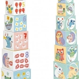 Tour de cubes Les animaux de la forêt DJECO