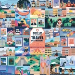 Puzzel Ridley's Games Bucket List 1000 stukjes – 50 bewonderenswaardige reisdoelen