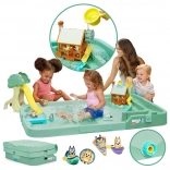 Speeltafel met waterspel BLUEY Bushland Adventures met 4 figuren