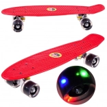 Skateboard Fiszka met LED wielen