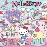 Puzzle Découvre le monde Hello Kitty 300 pièces
