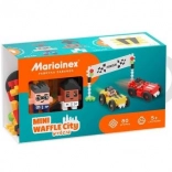 Waffle Mini Blocks – Racing Set 80 Pieces