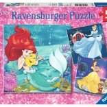 Ravensburger Puzzle Disney Princesses – Evening with the Princesses, 3×49 pieces