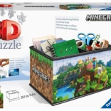 Ravensburger Puzzle 3D MINECRAFT coffre de rangement (108 pièces)