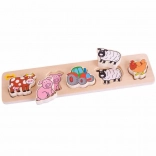 Bigjigs Baby puzzle en bois ferme
