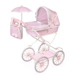 Folding doll pram with bag and accessories Sophie 81 cm