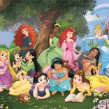 Puzzle Disney Princesses 104 pièces CLEMENTONI