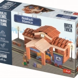 Bauset BRICK TRICK Bahnhof XL
