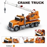 Vrachtwagen met kraan met vliegwiel 1:14