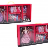 Doll with Wardrobe and Fashion Accessories