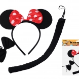 Set de carnaval - souris noire