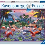 Ravensburger Puzzle Pink Flamingos 1000 Pieces