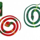 Serpent en caoutchouc élastique 80 cm – jouet pour enfants