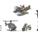 military set with airplane and tower 21 cm