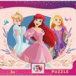 Puzzel prinsessen 12-delig bord