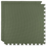 HUMBI schuimmat 120×60, grote waterdichte puzzel, veilig, 2 stuks, kaki